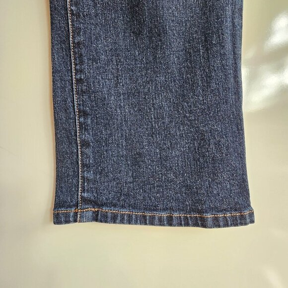 Lauren Jeans Co. Ralph Lauren Womens Straight Leg Dark Wash Denim Jeans Size 4 - Picture 10 of 14